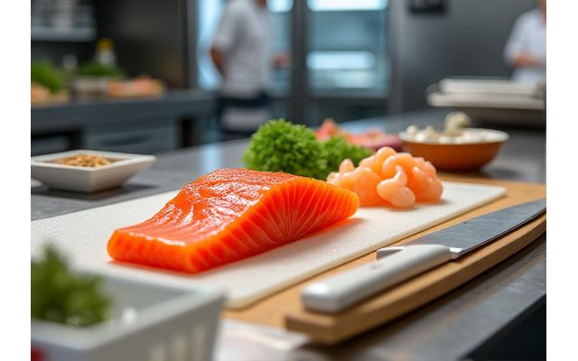 清潔な食材準備ステーション